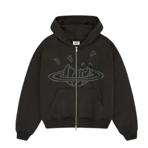Broken Planet Black Zip Up Black