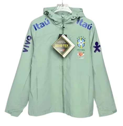 Brazil Football Windbreaker