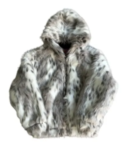Corteiz Faux Fur Hooded Jacket