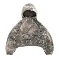 Forest Patern Oversized Hoodie