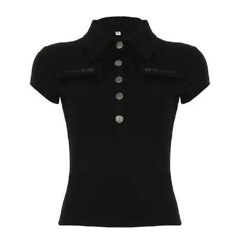 Retro stand-up collar short style