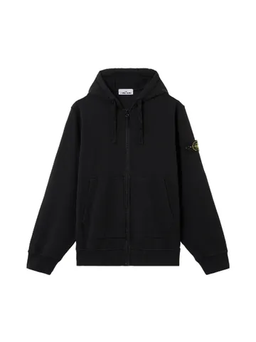 Stone Island Black Zip Hoodie