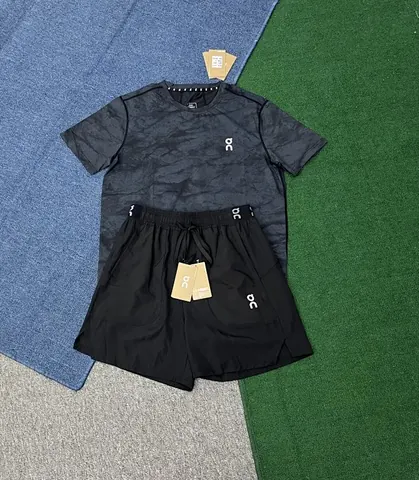On Running Sports T-shirt & Shorts Set