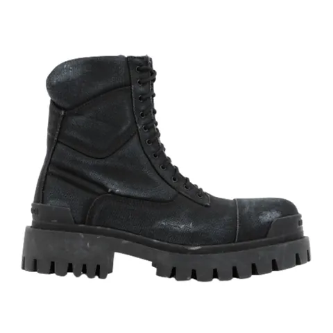 Balenciaga Combat Canvas Boots