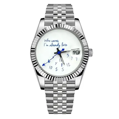Rolex “Who cares, I'm already late” Watch